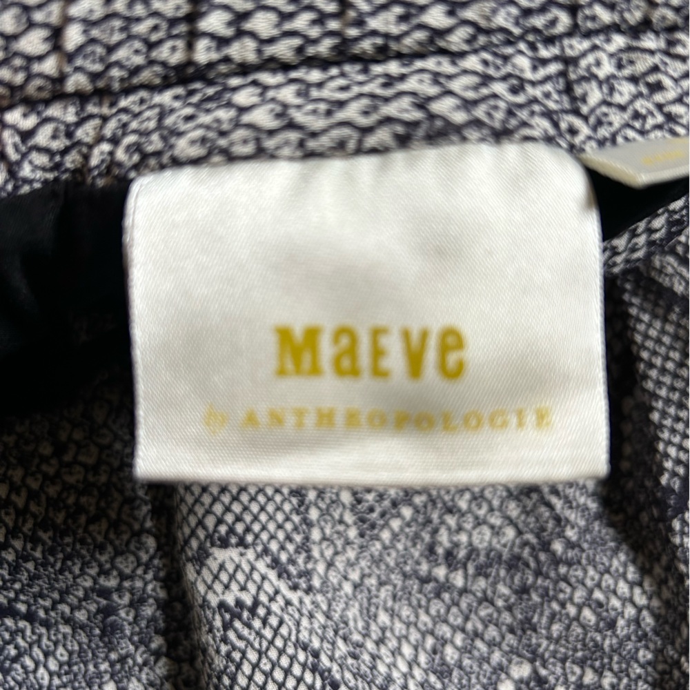 Maeve Gray Snake Print Midi Skirt - Picture 4 of 10